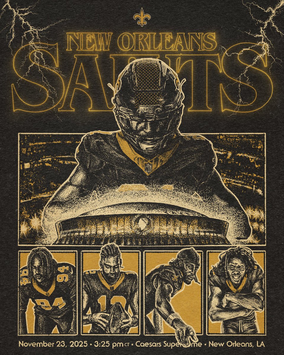 Black helmets &amp; uniforms this Sunday ⚜