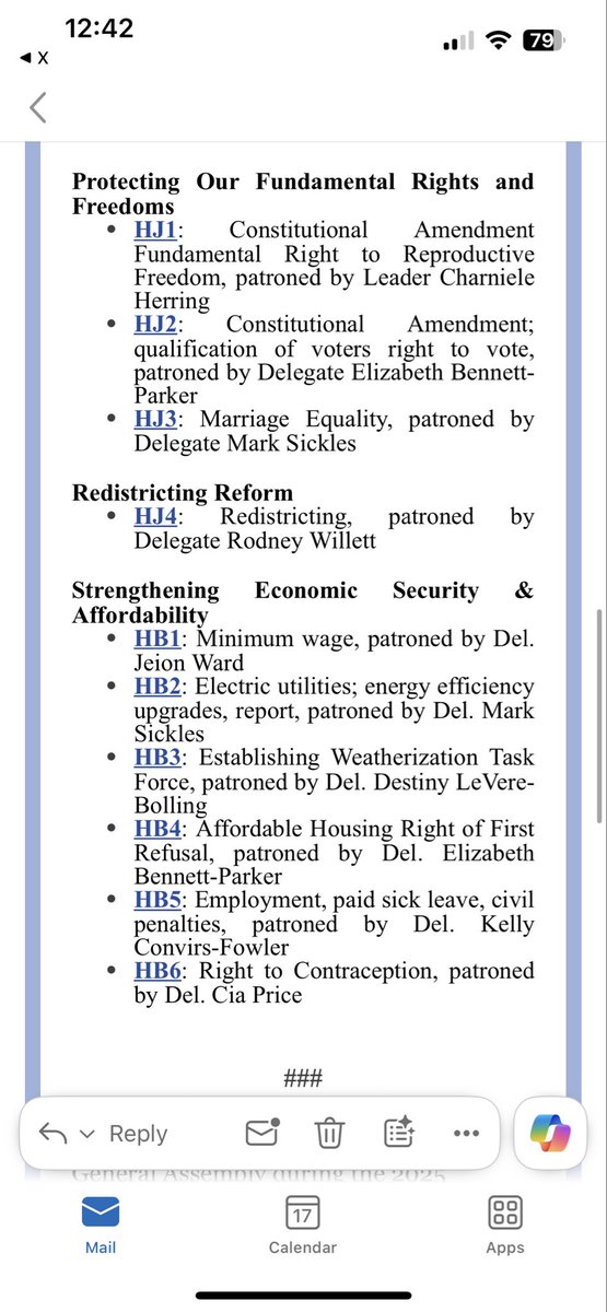 TylerEnglander's tweet image. New: Virginia House Democrats announce their first priorities during the 2026 session. 

They include protecting abortion and LGBTQ rights, redistricting, raising the minimum wage, paid sick leave, and more. @8NEWS