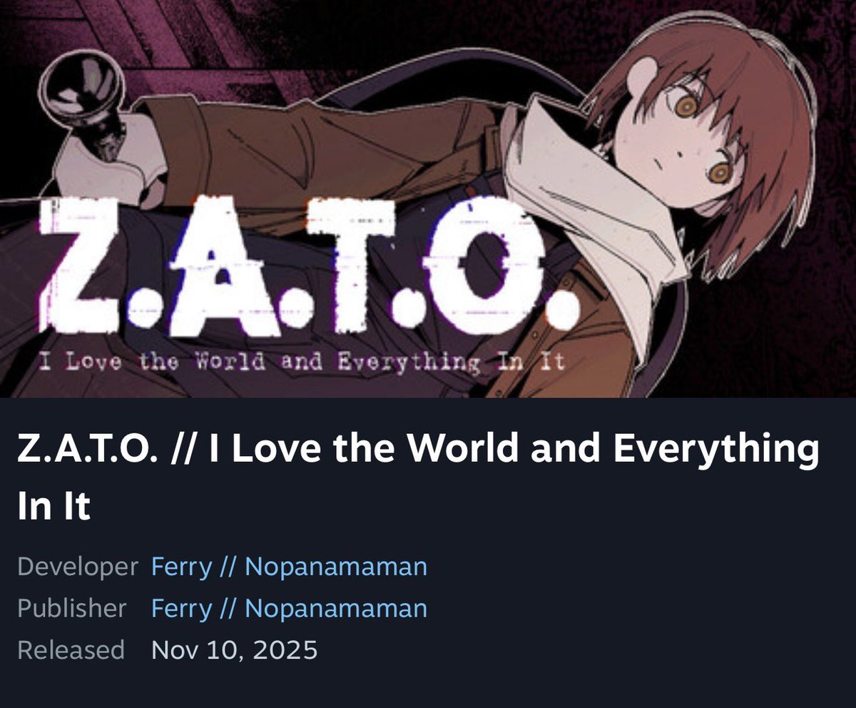 javafefe's tweet image. please play ZATO and tell me so i can talk to you about it... its free on steam and i REALLY want to talk to people about it but i can&apos;t because none of my friend have played it..

also it has yuri in it.