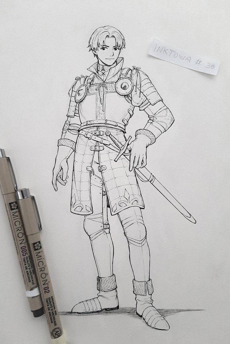 Towa27_Art's tweet image. Day 30 - Tobin (SoV)
I love drawing gambesons, I wish I owned one myself, lol. #inktober #fireemblem
