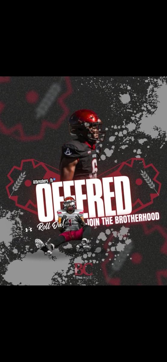 Blessed to receive my 5th scholarship offer from  <a href="/Threshers_FB/">Bethel College FB</a> and <a href="/jwlawson1/">Coach Lawson</a>. Very grateful for the opportunity to continue my football career. Thank you! #football #recruit #thresherfb 
<a href="/jwlawson1/">Coach Lawson</a> 
<a href="/Nateneill/">Nathan Neill</a> 
<a href="/TephanieNeill/">Tephanie Neill</a>