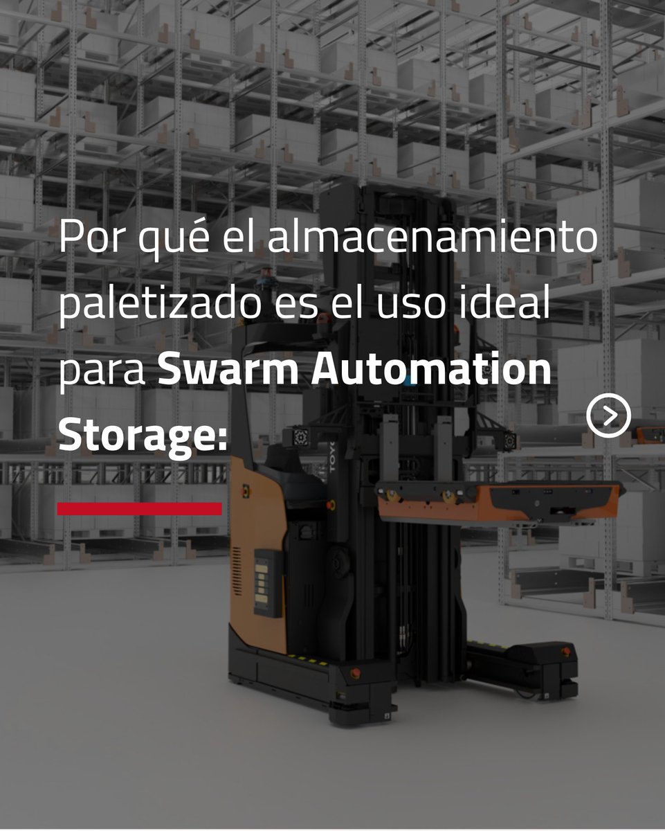 ToyotaMH_ES's tweet image. 📊 ¿Recuerdas la encuesta sobre Swarm Automation Storage?
✔ Mejor uso: almacenamiento paletizado
✔ Más espacio, más rendimiento, más futuro
Descubre cómo optimiza tu almacén:
👉 hubs.ly/Q03TB0vl0
ToyotaMaterialHandling #SwarmAutomationStorage #Automatización