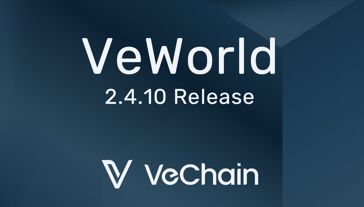 VeWorld v.2.4.10 - the newest version of VeChain's Super App - has landed. This latest update delivers better ways to explore tokens!

We’ve reimagined the token-browsing experience to make it smoother, faster, and more intuitive.

What’s New:

- Optimised UX for token pages

-