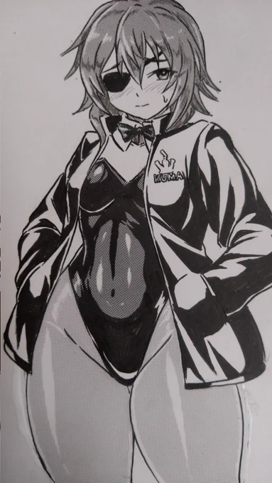 木曾バニー。ジャージとの組み合わせもいいかなと思い描いてみました