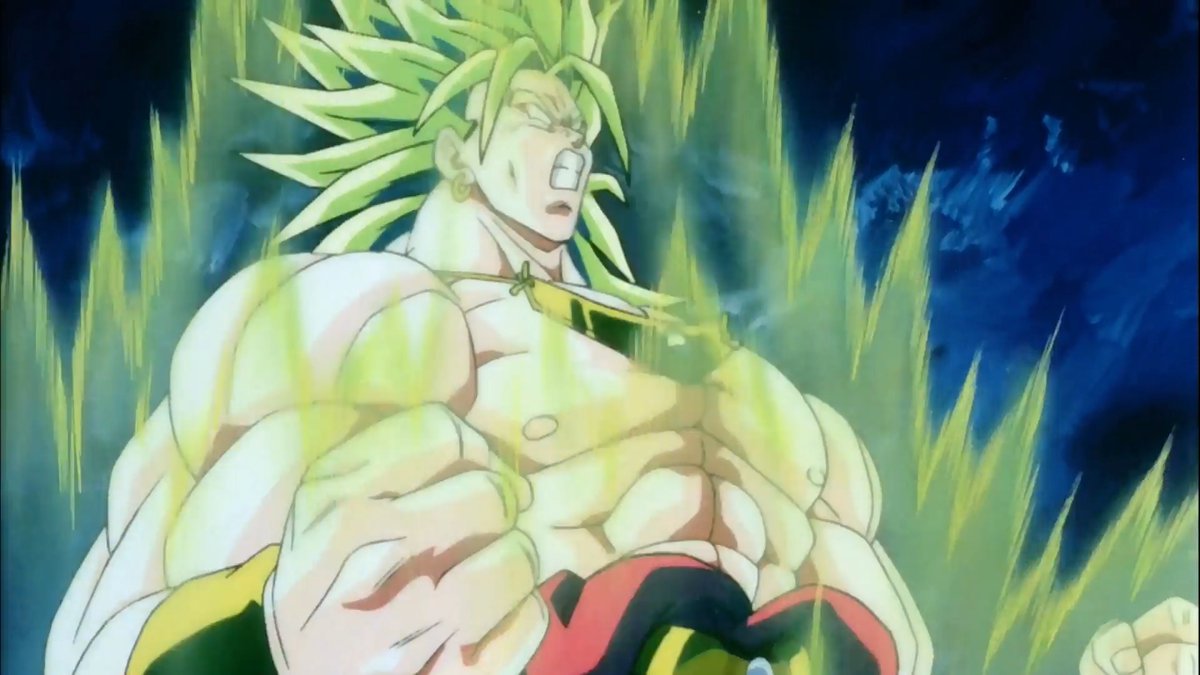 CanalBudokai's tweet image. Broly provavelmente é um &quot;personagem original do anime&quot; mais importante de Dragon Ball, pois além de ser o mais popular dos filmes e jogos, até sendo &quot;canonizado&quot; no Super, também foi aquele a nos mostrar pela primeira vez um SSJ com cores de cabelo diferente.