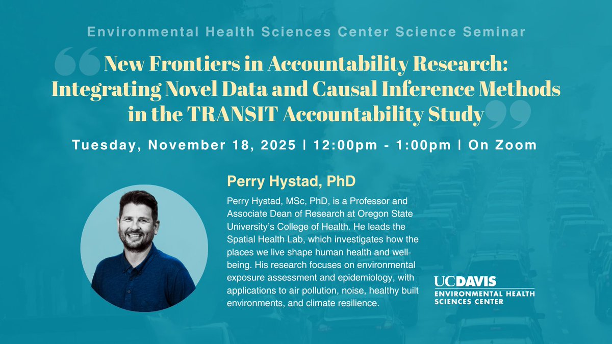 UC Davis Environmental Health Sciences Center tweet media