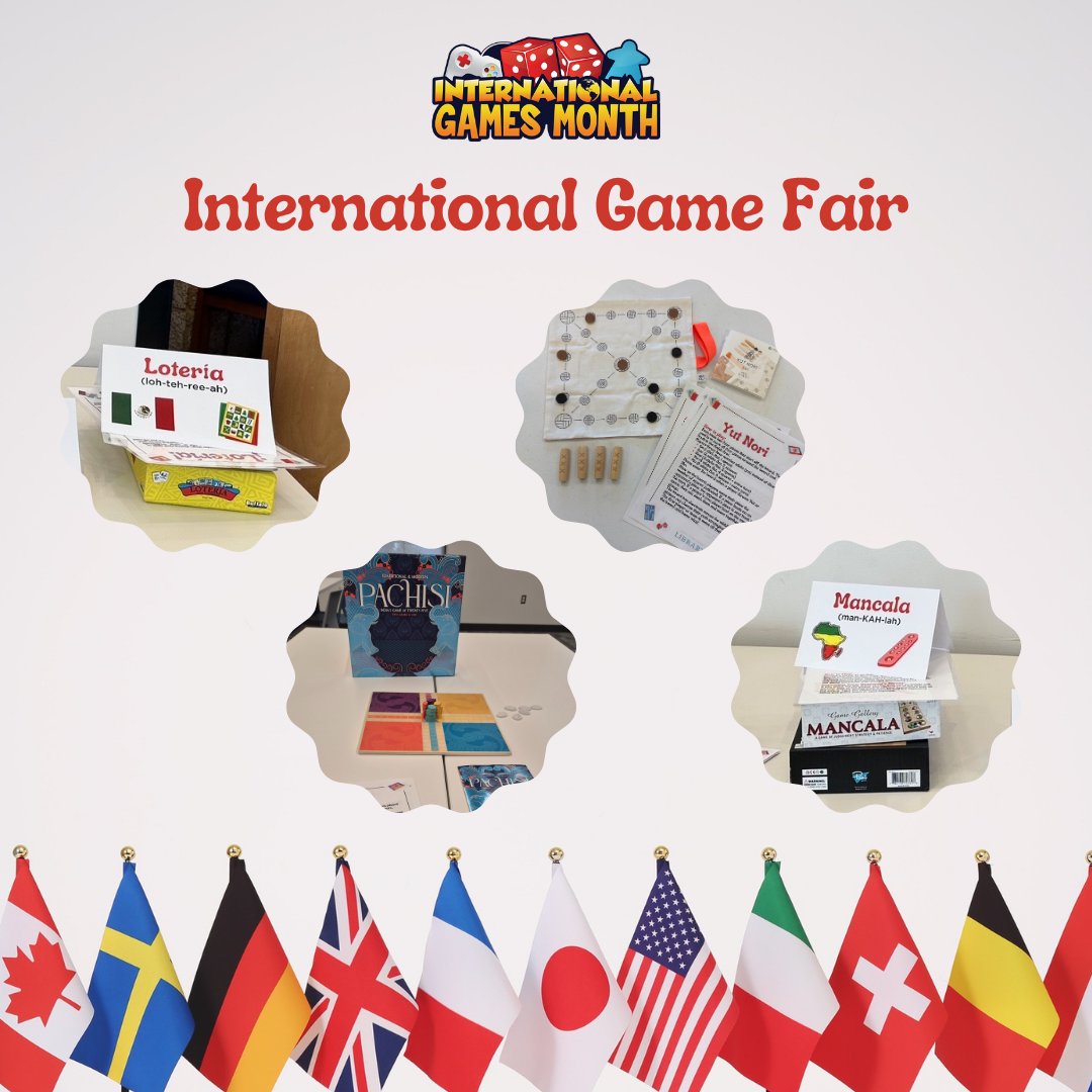 cmlibrary's tweet image. Join us at University City Regional Library on Friday, November 21, from 6pm to 9pm for fun, food and community at our first ever International Game Fair: our featured event for International Games Month!

For more information and registration, visit -&amp;gt; bit.ly/49Tz8w7