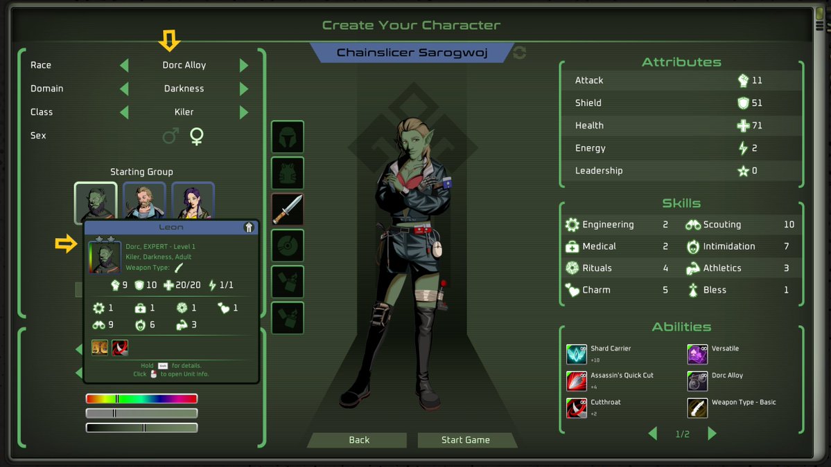 MuHaGames's tweet image. Well, we got some &apos;Dorcs&apos; of our won in #ProjectThea ;) 
SO do check out our RPG/Strategy/Card Battler with a Shadowrun meets Fallout meets MDG thing going for it. youtu.be/PRfnl7zHvEQ