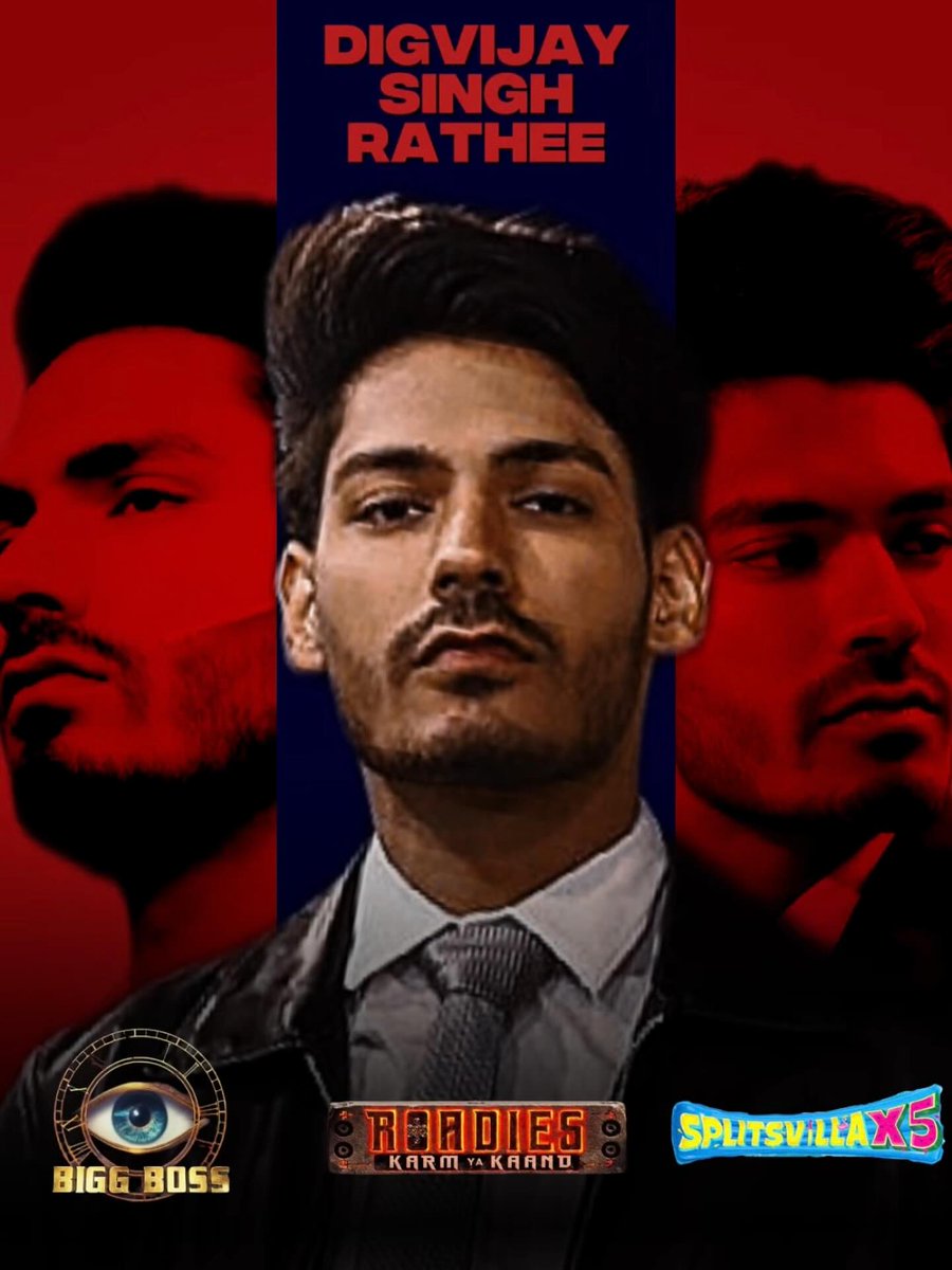 amit_editts's tweet photo. From Roadies to Splitsvilla to Bigg Boss, he carried every show on his shoulders. 

Some contestants play for fame, he played for legacy, and won hearts on the way.

HBD REALITY KING DIGVIJAY https://t.co/t2QGSLHNXW