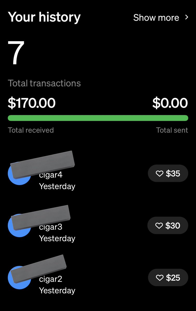 Was a busy $1,500 day yesterday. Let’s start with congrats to my new cigar sub!

Watched me smoke while he sent $110 in Cash App, and $780 via Throne to join my elite sub club with $1K lifetime. Rank 35. 

You can’t resist
Sir Will POWER ™

#findom #cashmaster #cashDom #paypig