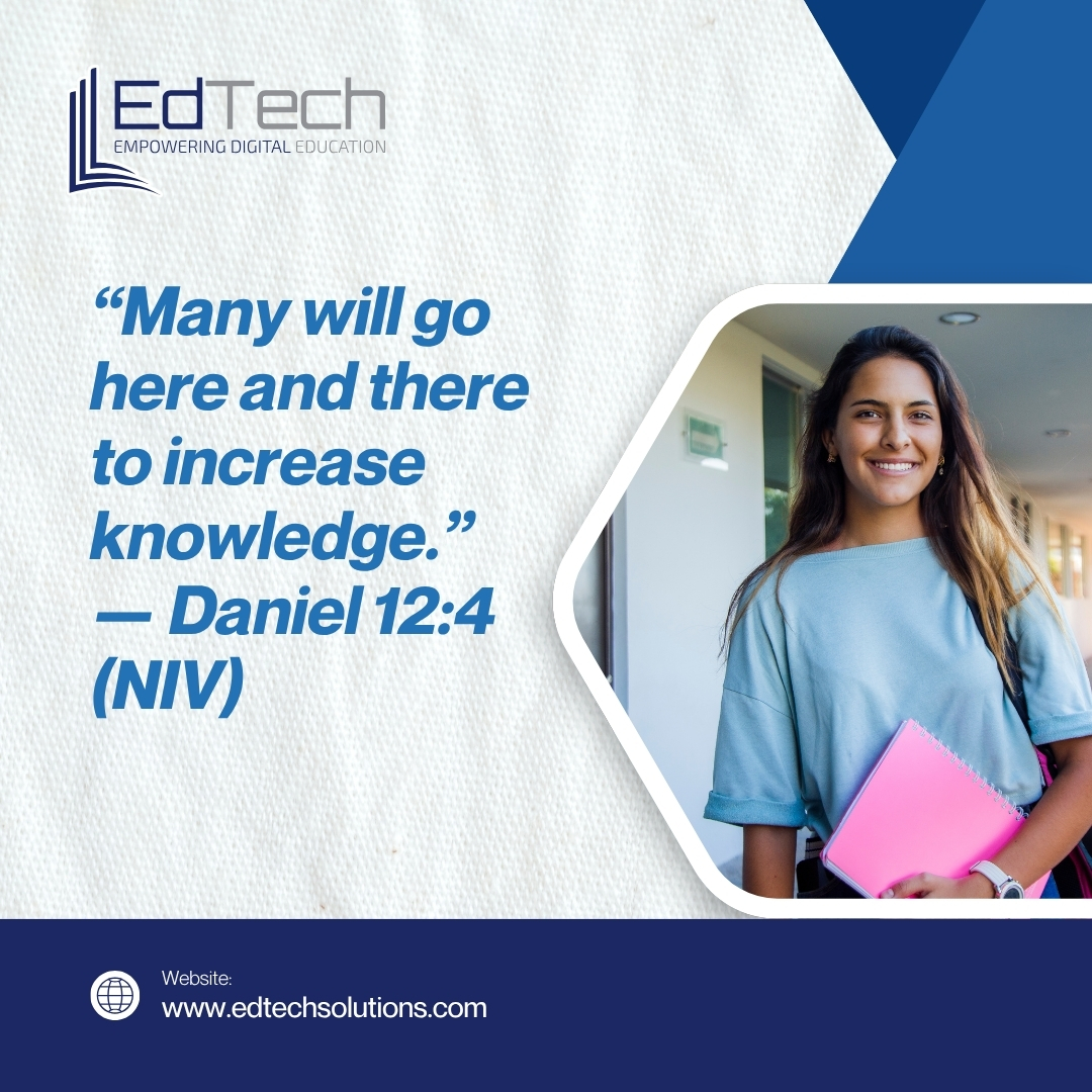 EdTech_Software's tweet image. “Many will go here and there to increase knowledge.”  — Daniel 12:4 (NIV)
Classroom management is about keeping students curious.
At EdTech Solutions, we help teachers find strategies that truly work.
Transform your classroom: shorturl.at/SpM4X
#TeachingTips #TeacherSupport