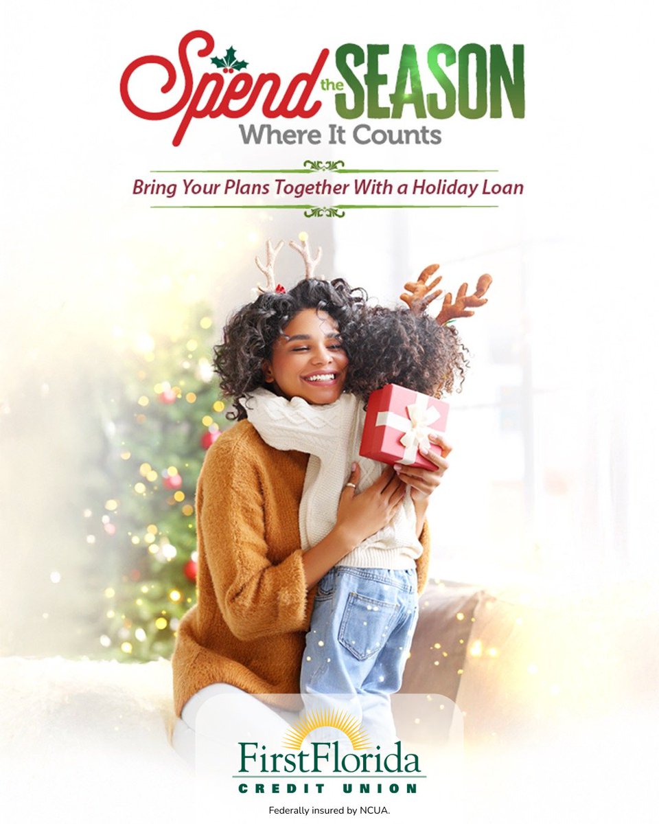 ❄️🛍️Our holiday loans make it easier to pay for travel, gifts, and more, so you can spend the season where it counts. 

Apply at bit.ly/4o5RluJ

#WinterLoan #HolidayShopping 

Federally insured by NCUA.