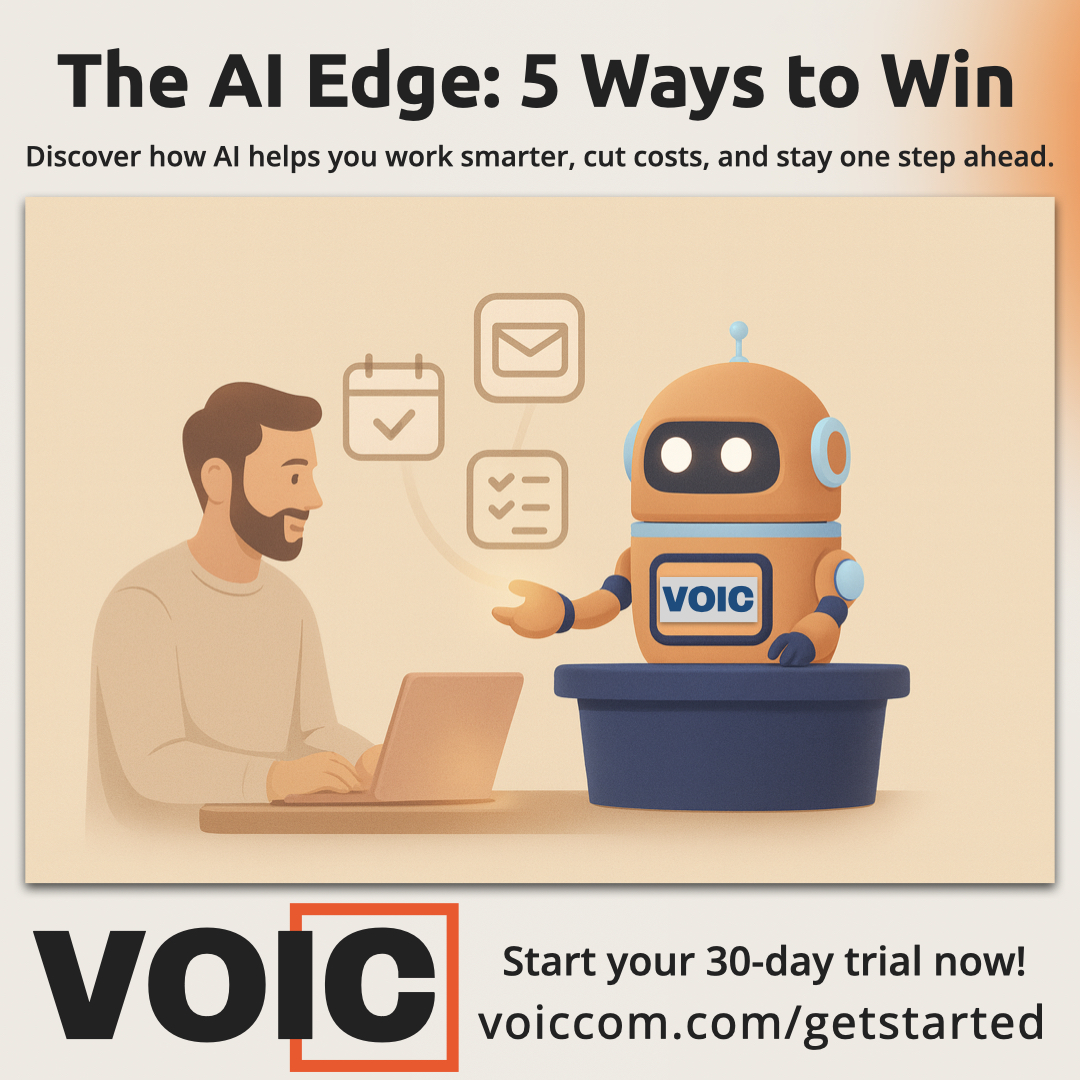 VOICCOMAI's tweet photo. 5 Big Ways AI Gives Small Businesses the Edge

1. Automate repetitive tasks &amp; free up time.
2. Make better decisions with smarter data.
3. Improve client relationships.
4. Reduce costs &amp; increase efficiency.
5. Stay competitive and future-proof.

https://t.co/cE73nHGR7z https://t.co/sd0mc2B71I