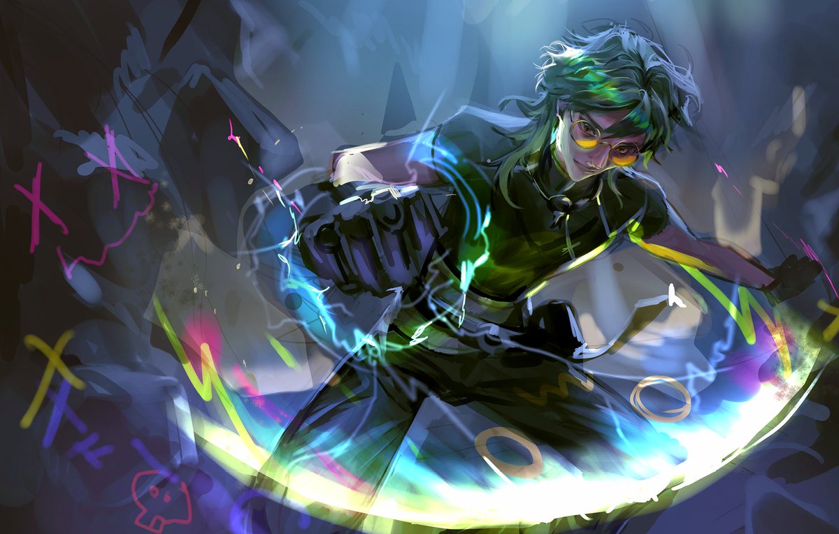 glimgye's tweet image. #heartsteel #Ezreal #LeagueOfLegendsFanArt