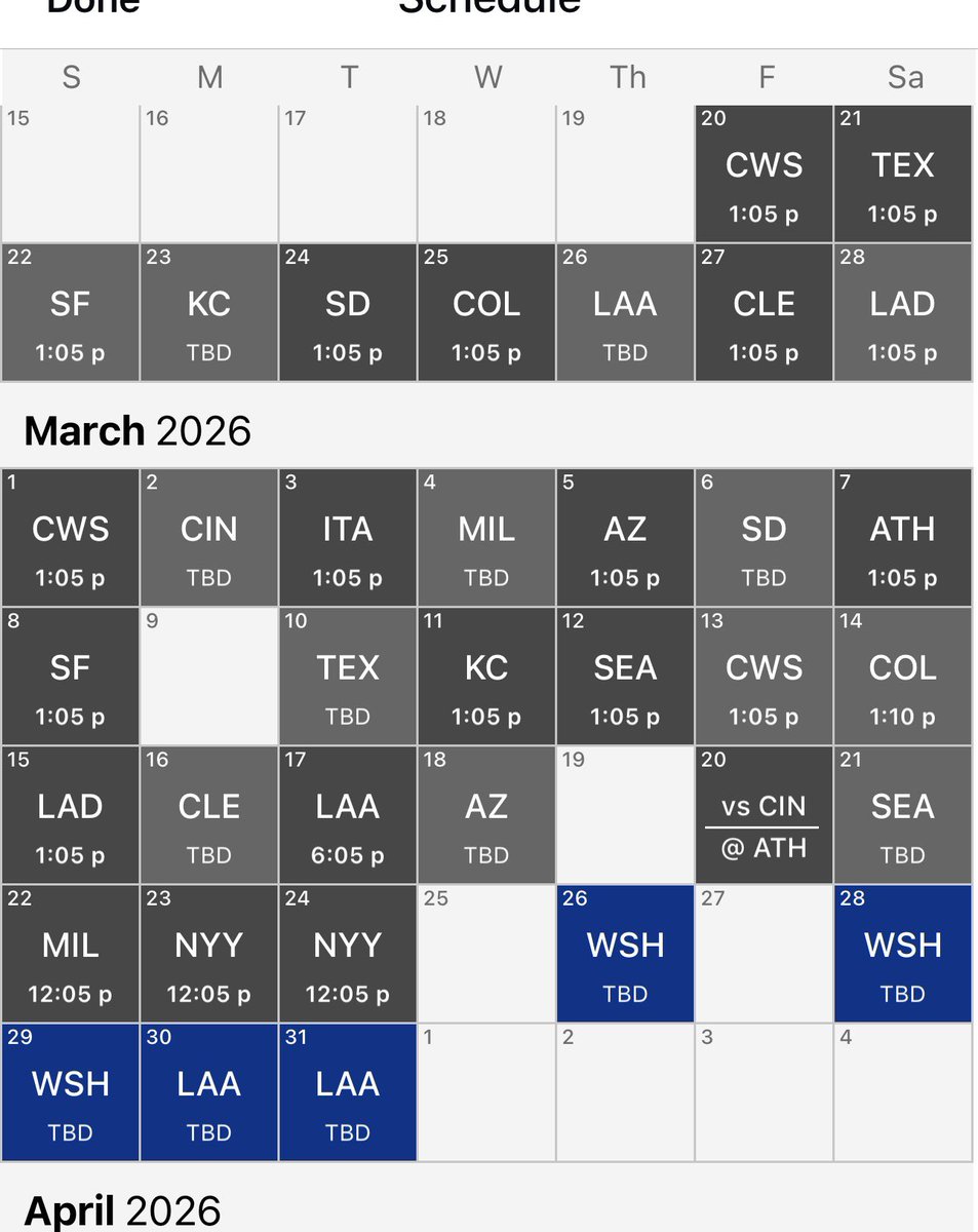 stevesher_7's tweet image. Spring training game times for Cubs 2026 home games at Sloan Park are out.  Plan accordingly! #Cubs #SpringTraining @cactusleagueaz