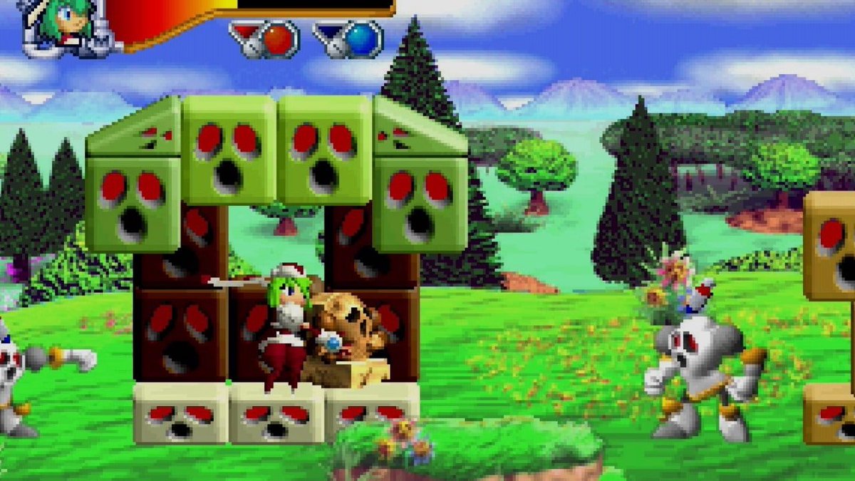 STGshmups's tweet image. If you like Gunstar Heroes, you must follow Hideyuki Suganami&apos;s work. Basically, Gunstar Heroes, Alien Soldier, Gunstar Super Heroes, Mischief Makers, and Sin &amp;amp; Punishment. Some previous work on Bucky O&apos;Hare and Contra III: Alien Wars.