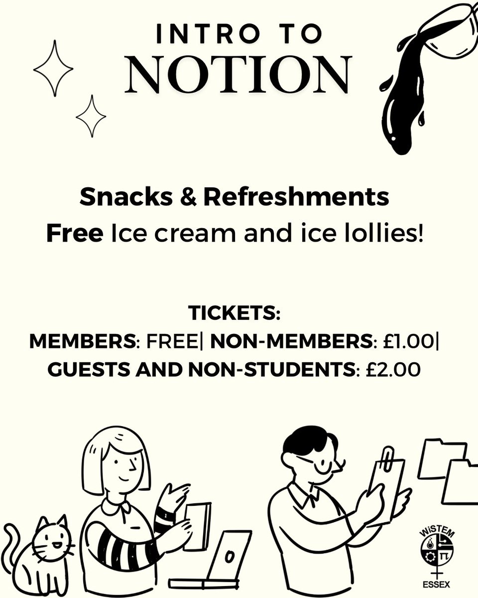 Ready to level up your uni productivity? Join us for our Notion for Uni Workshop a fun, practical session designed to help you stay organised, take better notes, and make the most of your studies. 🖤