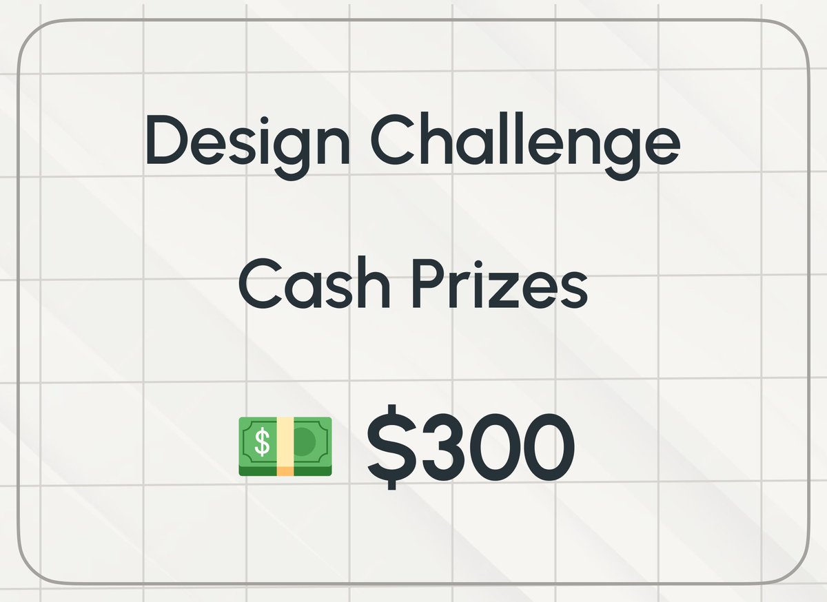 Abmankendrick's tweet image. 🚨Big News Designers:

I&apos;m hosting a Design Challenge tomorrow!

Who’s ready for the challenge?

$300 in cash prizes