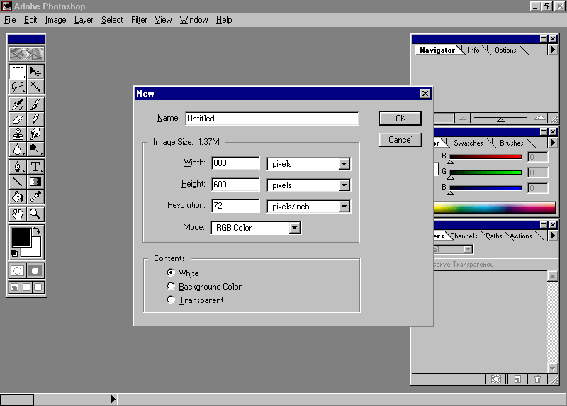 WebDesignMuseum's tweet image. In November 1996, Adobe released Adobe Photoshop 4.0 bitmap graphics editor.

Photoshop 4.0 included new features such as adjustment layers, actions, navigator, guides &amp;amp; grids etc.  

#WebDesignHistory
