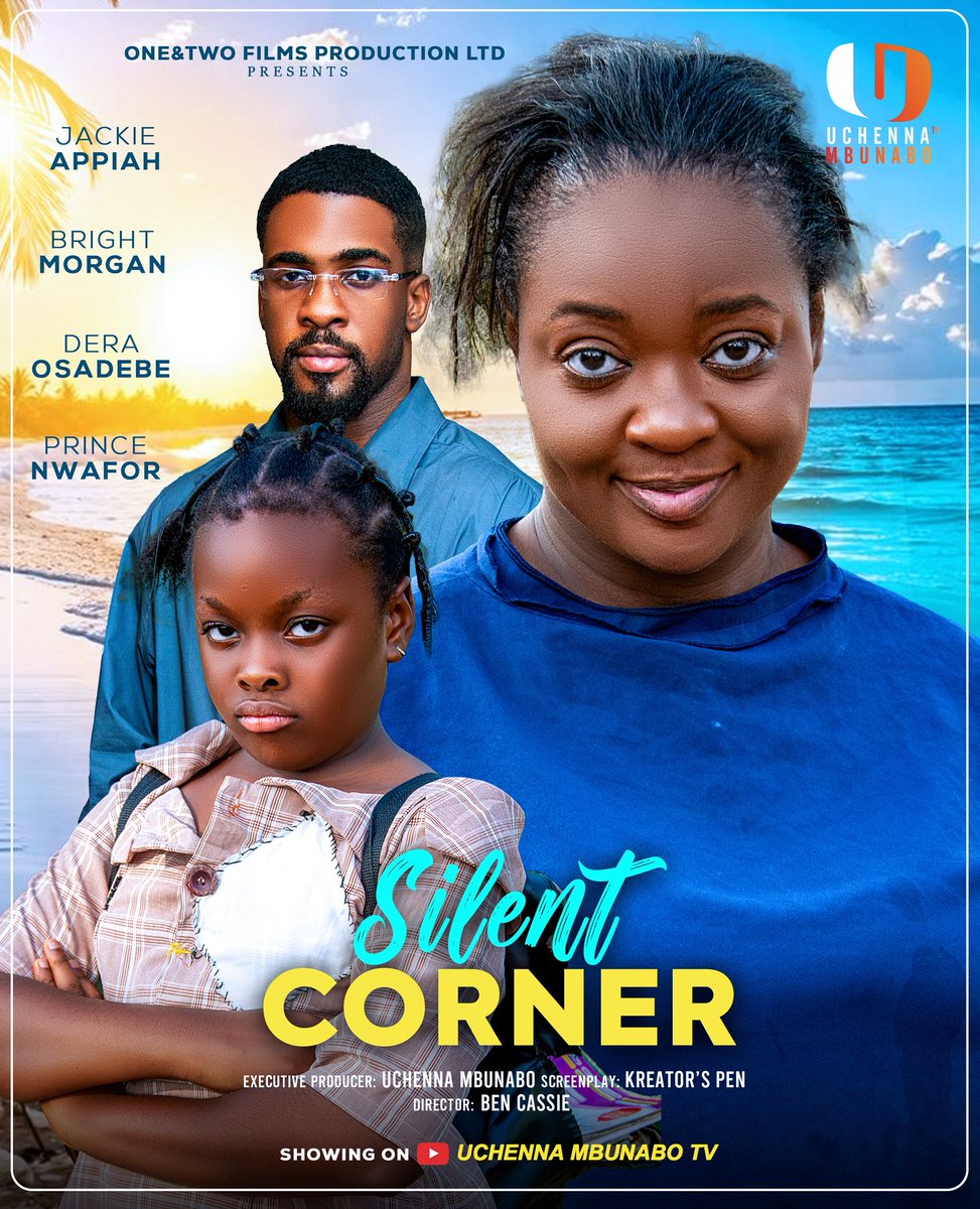It's time people !! 📣 SILENT CORNER now
showing on UCHENNA MBUNABO TV @uchennambunabotv on YouTube

Directed by @officialbencassie
Staring <a href="/BrightMorgan_/">Bright Morgan</a> 
@jackieappiah 
<a href="/prince_nwafor/">Prince</a> 
<a href="/heavenly_dera/">Heavenly Dera</a>