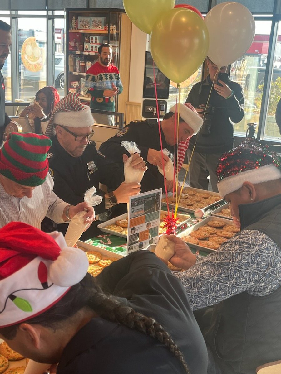RPSCultural's tweet photo. Kicking off the Tim Hortons Smile Cookie Campaign today!  Not sure who had the better decorating skills, but the cookies all had great smiles!!! https://t.co/oSAigWxt4R