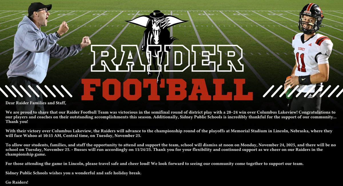 Let's go Raiders! 
#TheRaiderWay