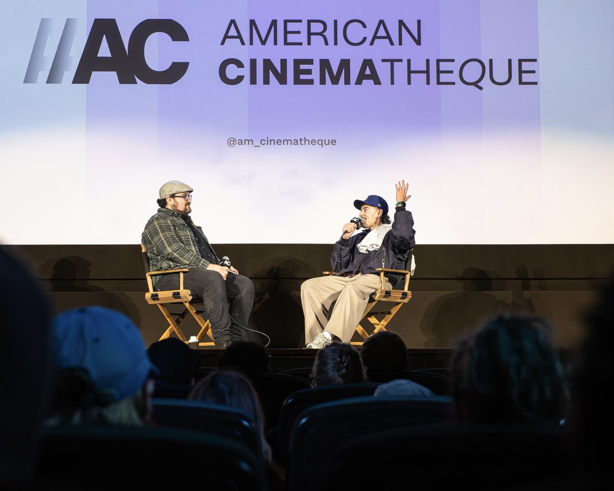 Filmmaker Pasqual Gutierrez at last Tuesday’s screening of SERIOUS PEOPLE (2025) at LF3.

Thank you to Carlos Aguilar <a href="/Carlos_Film/">Carlos Aguilar</a> for moderating a fantastic Q&amp;A.