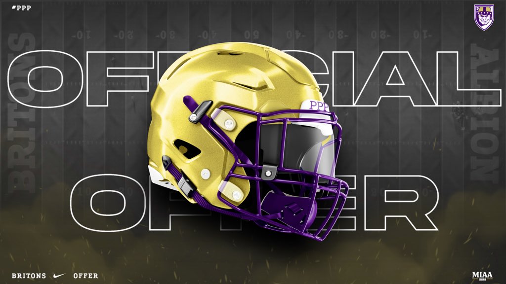 After a great game day and call with <a href="/CoachAvaloy/">Kyle Avaloy</a> I am proud to say I have received an offer from Albion college 
<a href="/MichFBFrenzy/">Michigan Prep Frenzy</a> <a href="/MIexposure/">Michigan Exposure</a> <a href="/MasonConverse1/">Mason Converse</a> <a href="/HCrecruitingco1/">HC Recruiting Coordinators</a>
