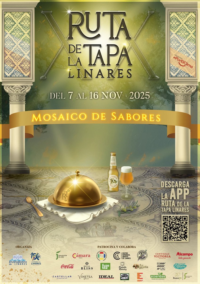 ⚪ SHOWCOOKING RUTA DE LA TAPA
El andén de la Estación de Madrid acogerá este jueves el showcooking y entrega de premios de la XX Ruta de la Tapa de #Linares.

🍽️ Los 5 establecimientos finalistas elaborarán en directo sus tapas seleccionadas.

ℹ️ +INFO:
facebook.com/share/p/1HDmis…