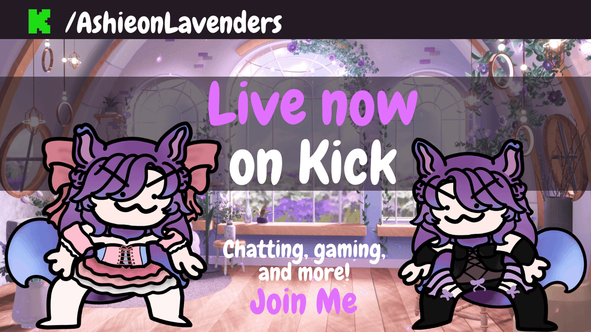 🎀Gta V Online🎀Anyone can join the crew if you follow the rules💜
kick.com/ashieonlavende…
youtube.com/@ashieon

#vtuber #vtuberwithdisabilities #envtuber #Vtuber #streams #streamer #kickstreamer #kick #kickcommunity #kickstreaming #live #youtube #youtubelive #gta5