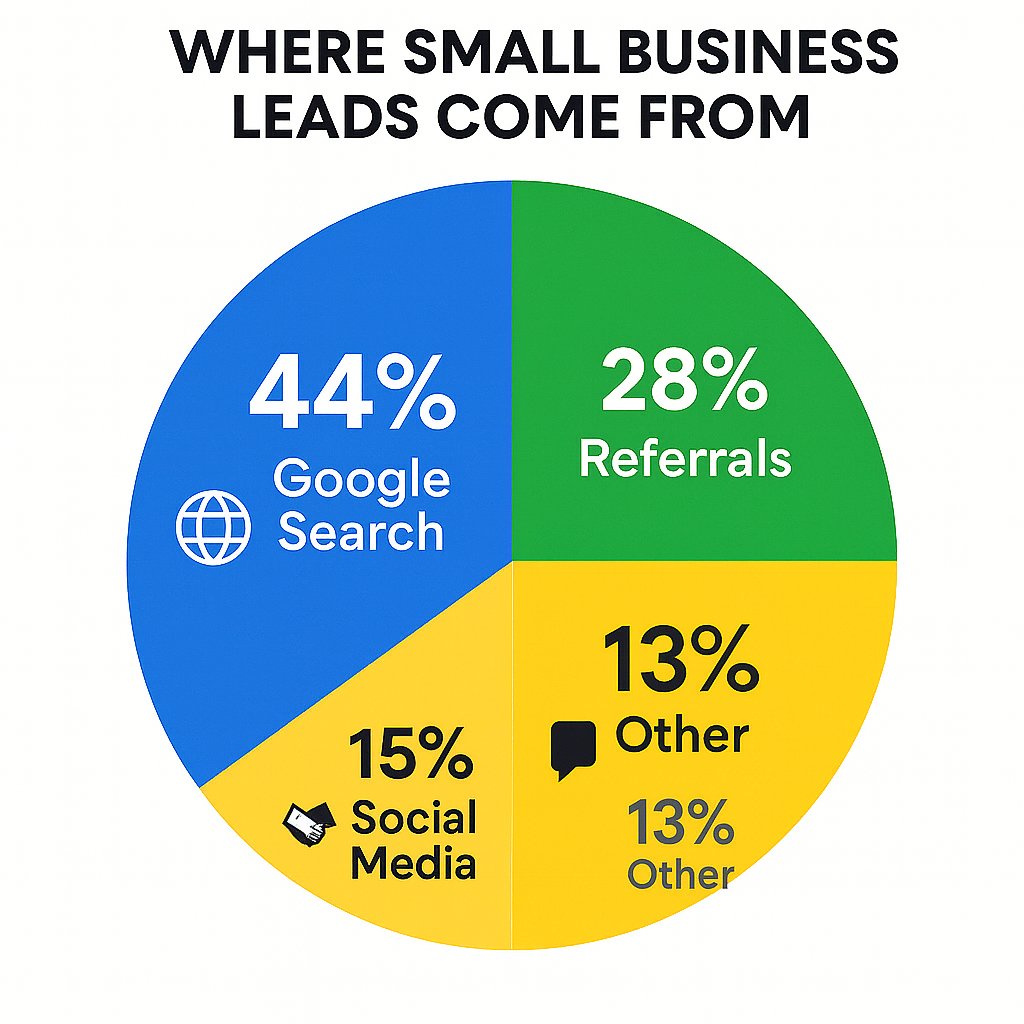 RedSkyBiz's tweet image. 📊 Where SMB leads come from:
44% Google search 🌐
28% Referrals 🤝
15% Social Media 📱
13% Other

Takeaway: Fix Google, encourage reviews, &amp;amp; stay active on social for steady growth. 🚀
👉 redskybizsolutions.com | linktr.ee/RedSkyBiz

#LeadGen #SmallBusiness