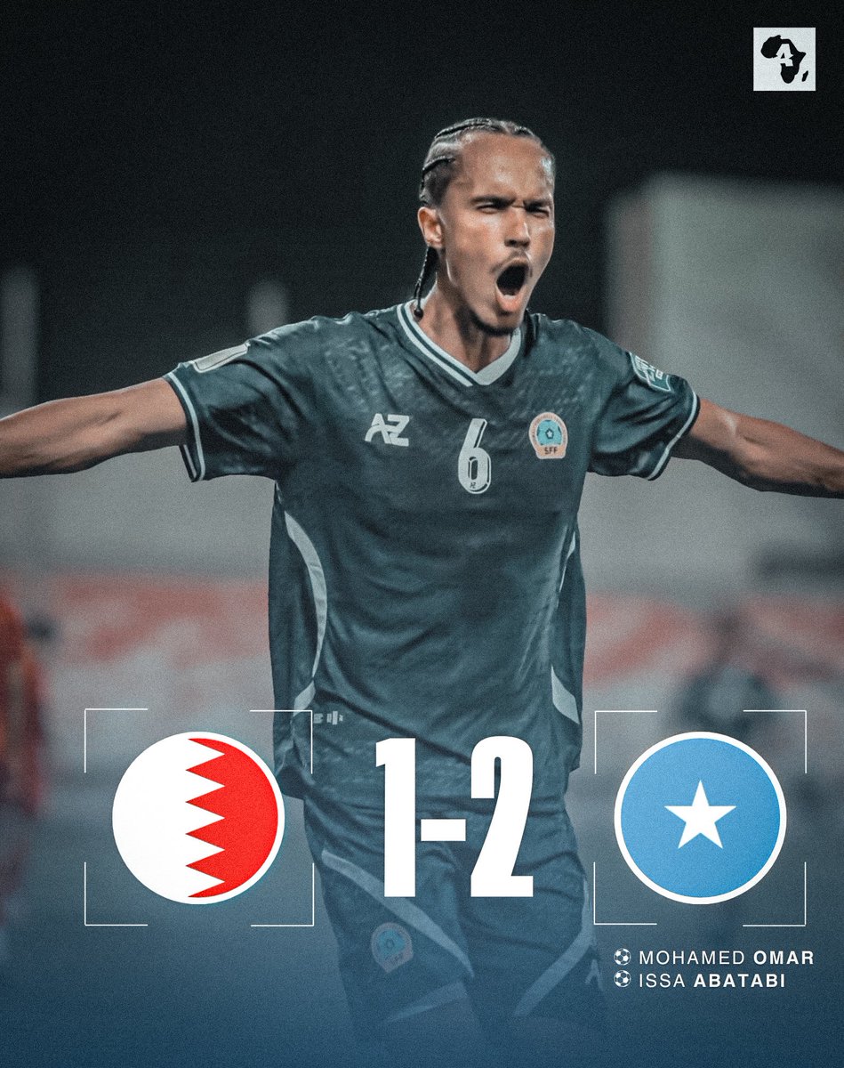 🚨 LA SOMALIE 🇸🇴 BAT BAHREÏN 🇧🇭 (1-2) EN AMICAL ! 🌍🥲🩵

Première victoire depuis 𝟐𝟎𝟏𝟗. 👏🏾