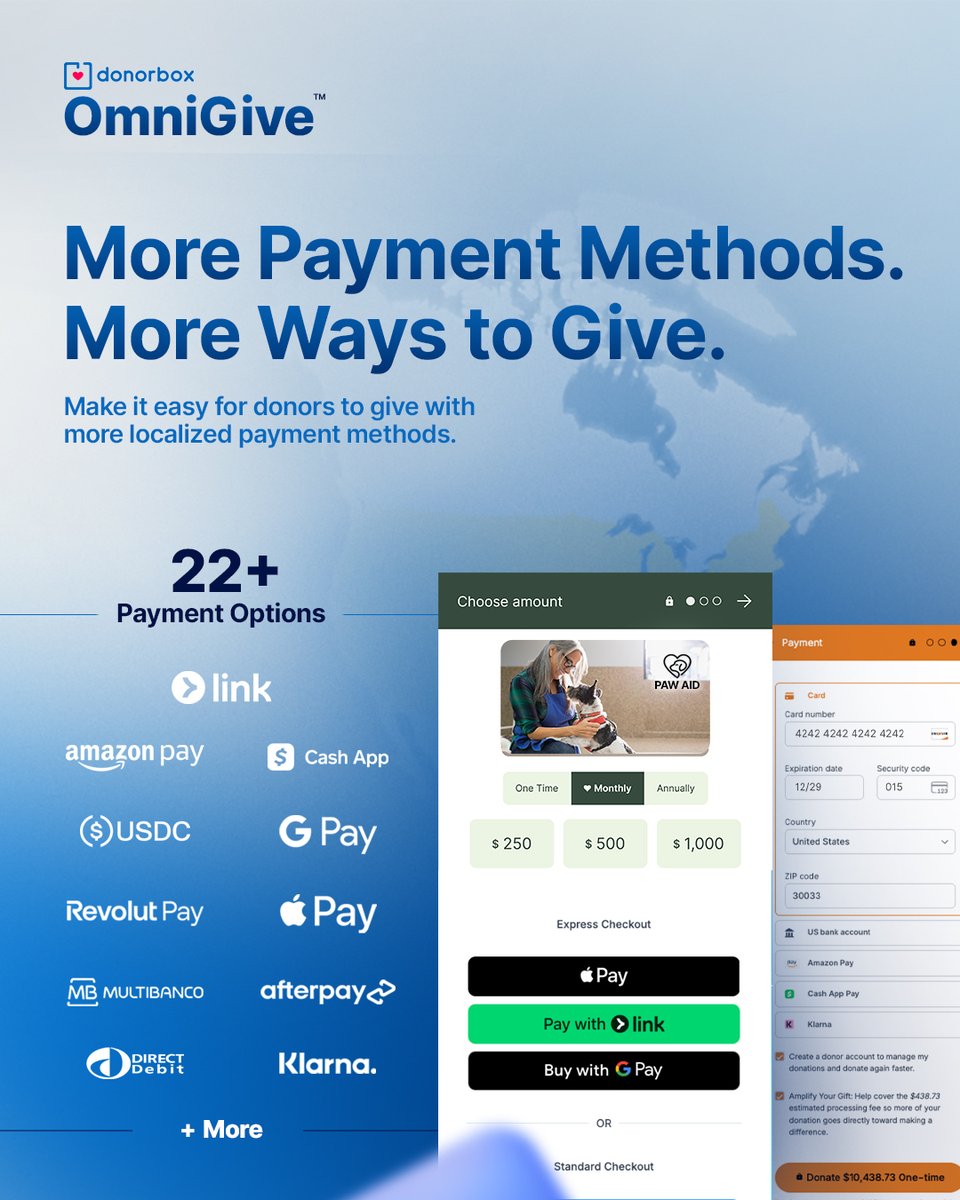 Donorbox tweet media