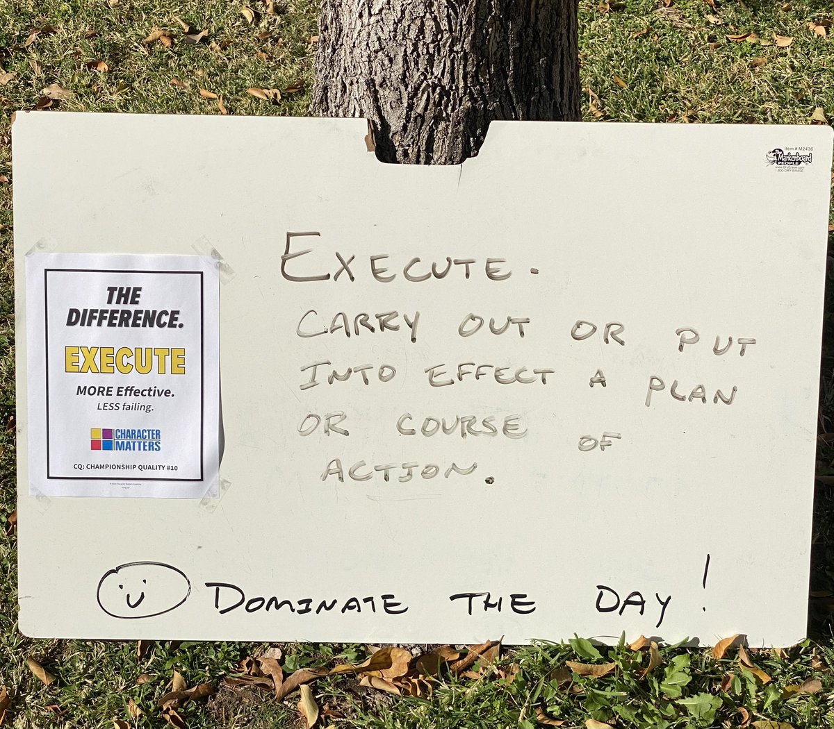 MarquesReischl's tweet image. Basha Character Matters!
Word of the week this week is Execute! 
Carry out or put into effect a plan or course of action! 🐻🔥
#CHARACTERMATTERS #THEDIFFERENCE