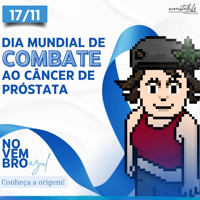 dphpolice's tweet image. ⚠️ O Dia Mundial de Combate ao Câncer de Próstata é comemorado em 17 de novembro, data que deu origem ao movimento Novembro Azul, iniciado em 2003, na Austrália 🇦🇺 

• O melhor cuidado é a prevenção 👨💙
ㅤ
Conteúdo, Qualidade e Criatividade! | Produtores ®

#DPH #Habbo