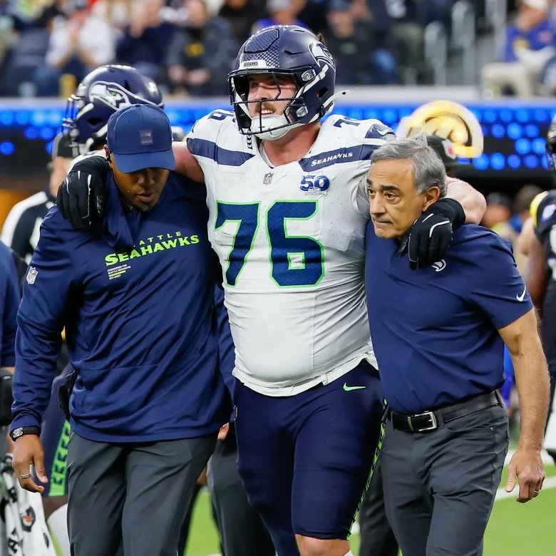 Seahawks fans will be happy to hear this news about Grey Zabel.

Mike Macdonald on <a href="/SeattleSports/">Seattle Sports</a> 

"I'll say it's optimistic right now. Initial news is really positive but let's get out of the fog here before I start making any declarations."

Sounds like disaster averted.