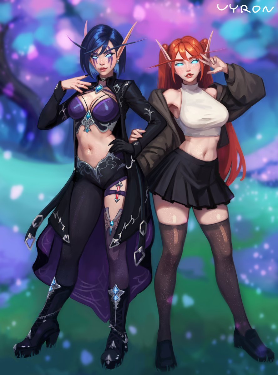 Yusss, warcraft ladies again 🤩

Comm artwork