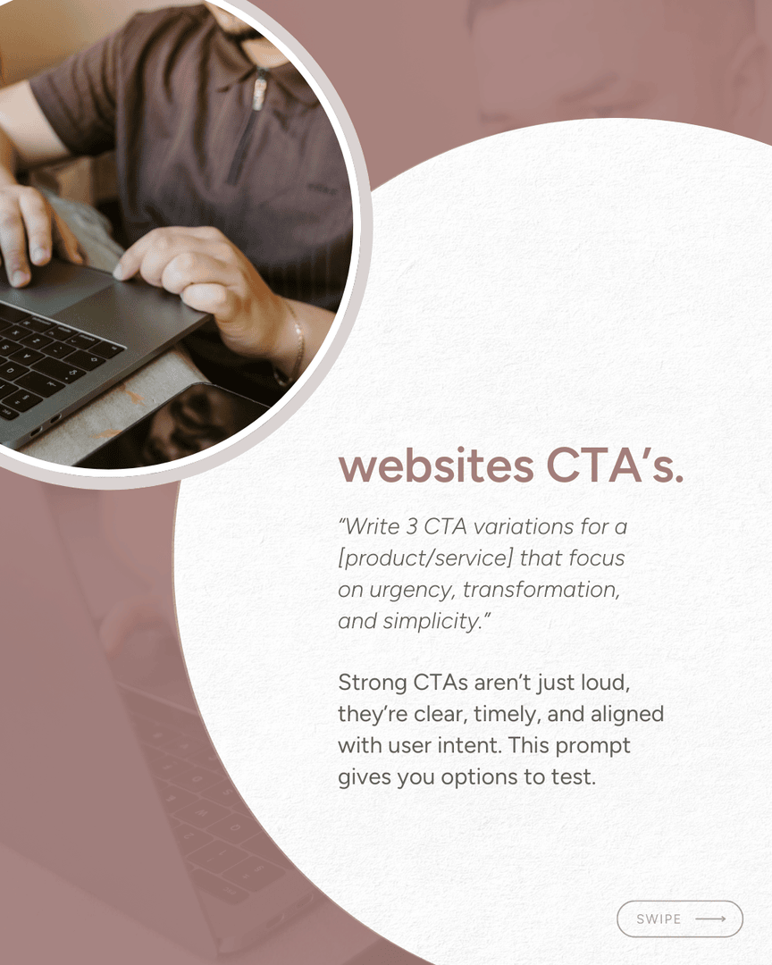 DonCreativeGrp's tweet image. This Conversion Copy Spotlight breaks down how to write smarter prompts that lead to real results.

Want a strategy behind your words?

#CopyThatConverts #SmartPrompts #StrategicMessaging #DonCreativeGroup