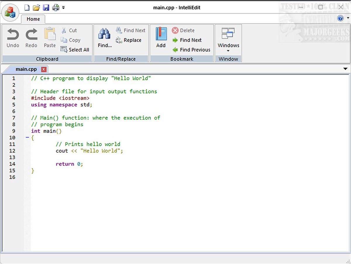 majorgeeks's tweet image. New! IntelliEdit is a versatile text editor that serves as an enhanced alternative to the standard Notepad. It features a fast-editing engine and supports a wide array of programming languages right out of the box, allowing users to write both plain text and code.…