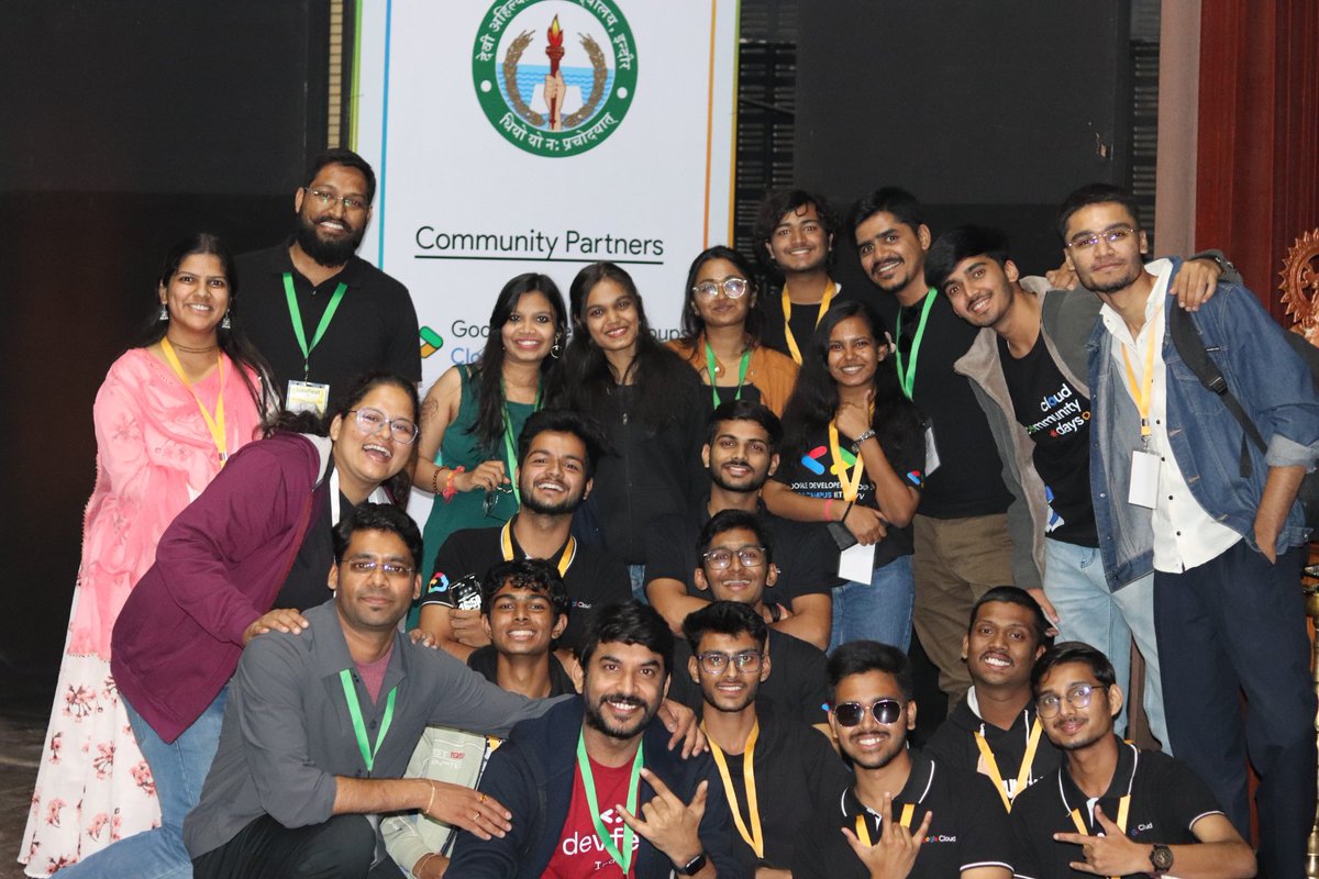 GDG_Indore's tweet photo. Thank you to everyone who joined #PreDevFest! 🙌💙
Your energy made it truly special.

Now get ready — DevFest Indore 2025 is coming! 🚀
Registrations are live: 👉 https://t.co/tljRuqYyo7

More updates and surprises coming soon! ✨
#PreDevFest #DevFestIndore2025 https://t.co/B8TcBmgTDE