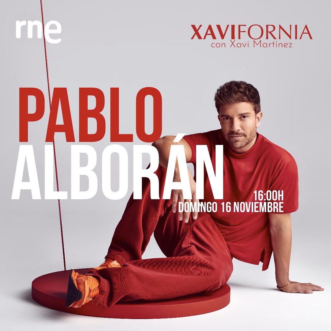 Corazón grande. Artistazo de época. ❤️ Ya disponible la charla con el gran <a href="/pabloalboran/">Pablo Alborán</a> en <a href="/rne/">Radio Nacional</a> <a href="/Xavifornia/">XAVIFORNIA</a> aquí: rtve.es/play/audios/xa…