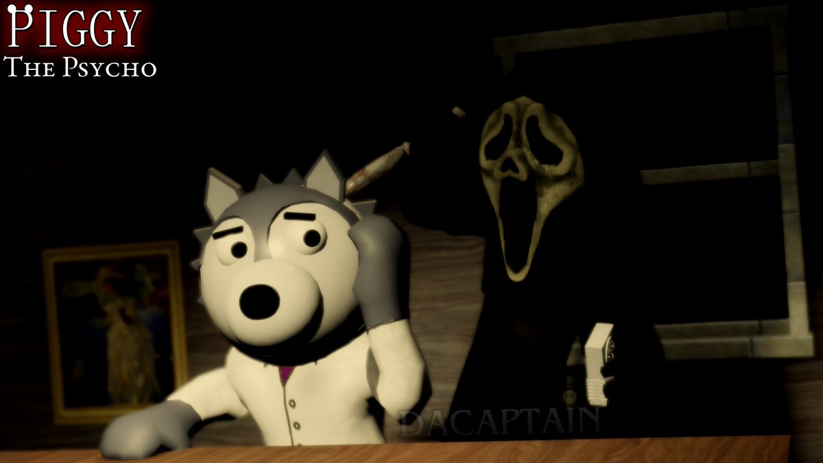 DaCapTainXD's tweet image. &quot;So, what&apos;s your favorite chapter?&quot;

My custom #ThePsycho Model from #Piggy!
♻️♥️RTs and Likes Appreciated!

#robloxpiggy #piggyroblox #roblox #robloxdev #robloxstudio #blender #scream #ghostface #dbd