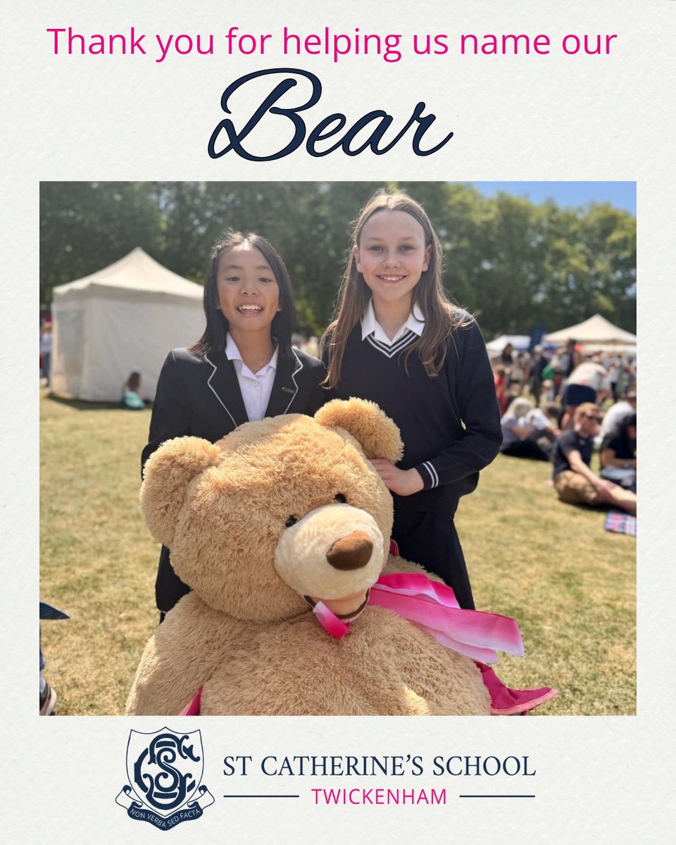 stcatherinessch's tweet image. Introducing: LILY THE BEAR! 🌸

Our new Prep School mascot name, chosen via the @RichmondMayFair community competition, is officially named, Lily! 

Lily made her exciting classroom debut in Prep today. #SCSdeedsnotwords #SCSgirlseducation #SCSPrep #SCSLily #PrepSchoolLife