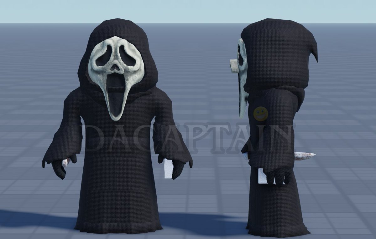 DaCapTainXD's tweet image. &quot;So, what&apos;s your favorite chapter?&quot;

My custom #ThePsycho Model from #Piggy!
♻️♥️RTs and Likes Appreciated!

#robloxpiggy #piggyroblox #roblox #robloxdev #robloxstudio #blender #scream #ghostface #dbd