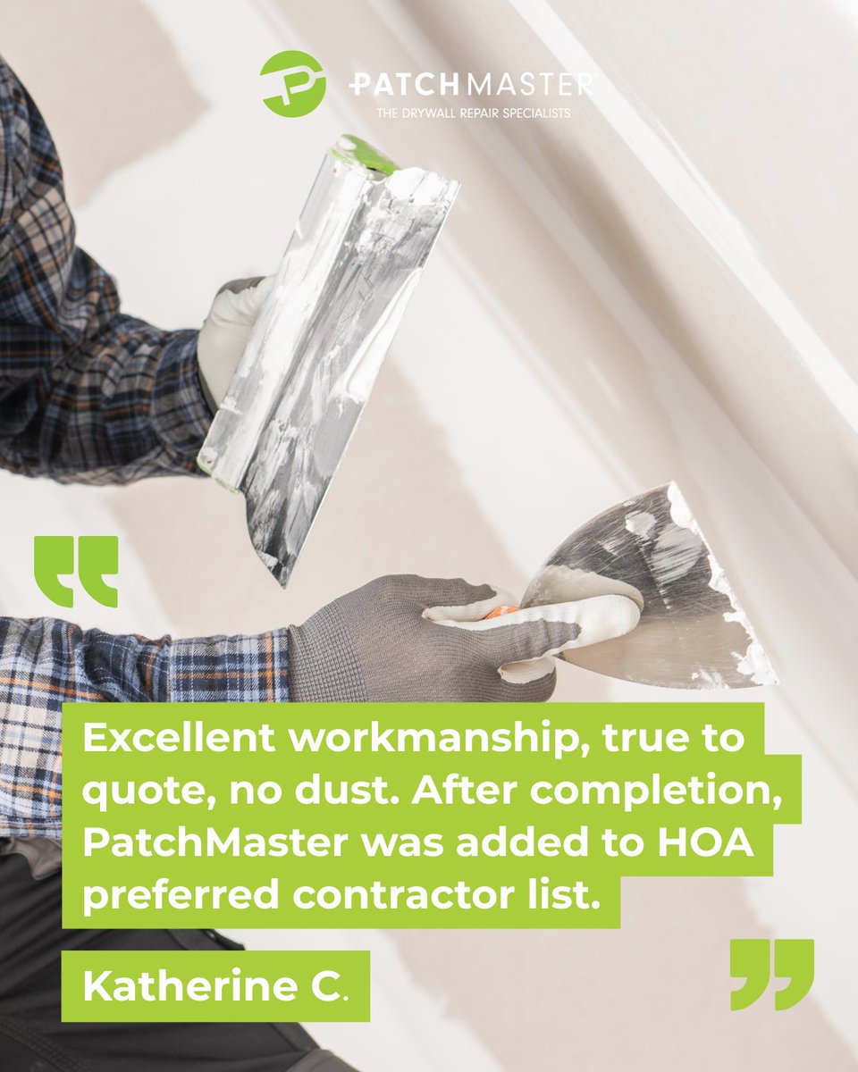 Our excellent workmanship and clean results earned us a spot on the HOA’s preferred contractor list. Thank you, Katherine, for the kind words and for sharing your experience with your community!