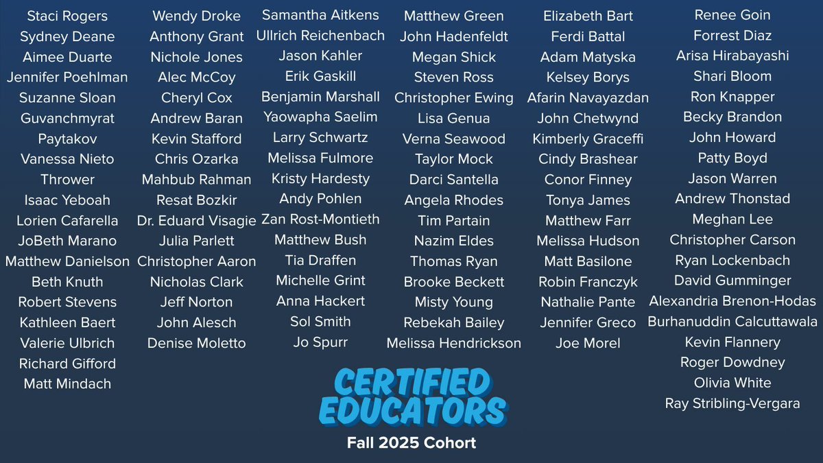 CodeHS's tweet image. We are thrilled to welcome 111 new Certified Educators to the CodeHS community! These teachers are passionate leaders committed to expanding computer science education. Congratulations to them all. 🎉

#CertifiedEducator #CodeHS #ComputerScience
