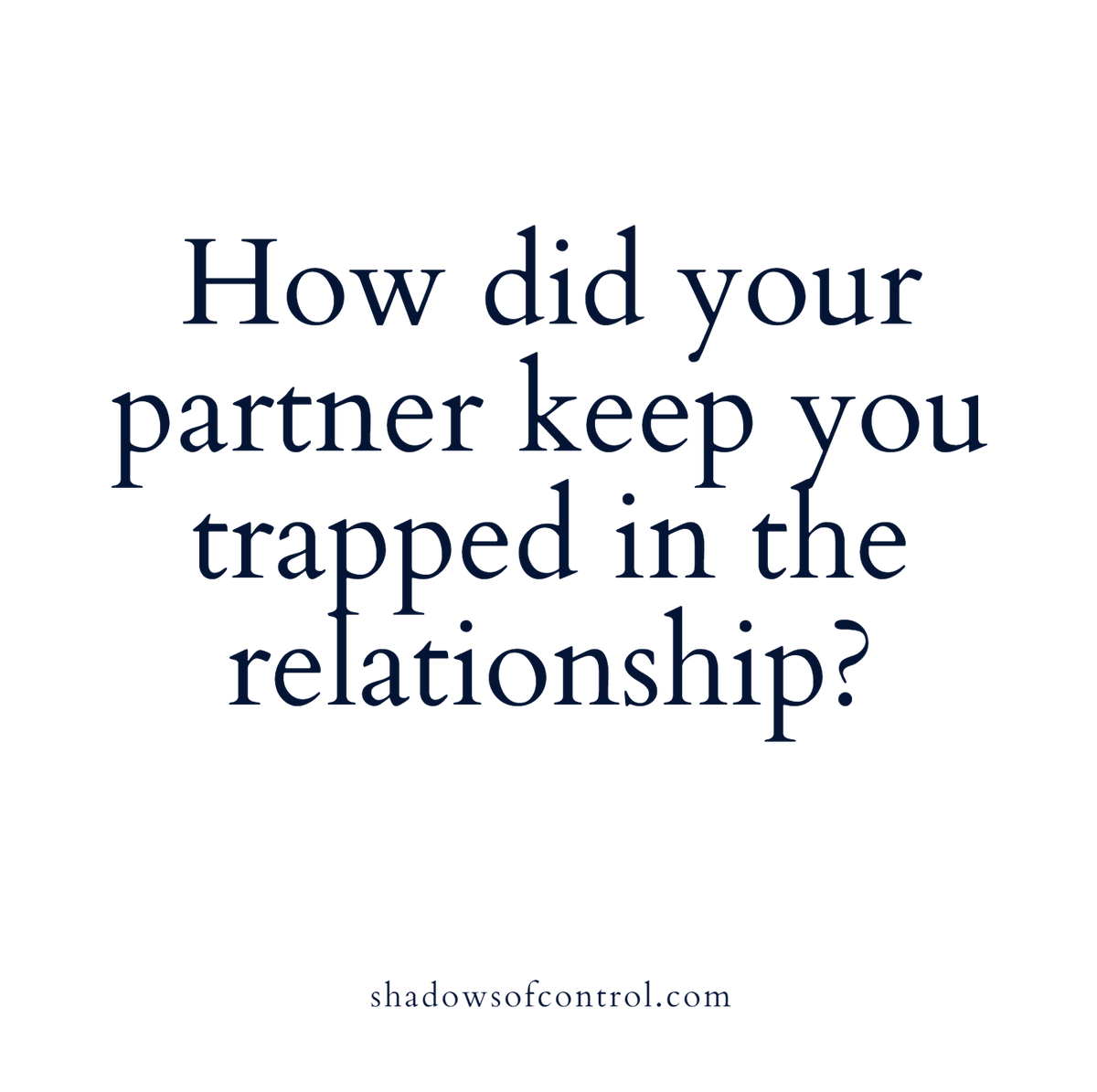 shadows_control's tweet image. Abusers use many strategies to keep their partners feeling trapped, making it seem impossible to leave. Let&apos;s bring awareness to these destructive tactics. 

#coercivecontrol #emotionalabuse #breakthecycle