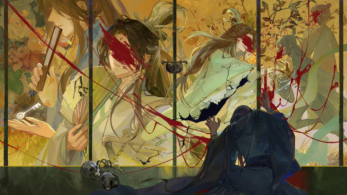 kinichzinho's tweet image. as vezes eu esqueço que essa arte é OFICIAL pqp os animadores do áudio drama sabiam oq tavam fazendo tipo tu consegue ver a DOR que o he xuan tá sentindo só pela posição dele e dps querem me dizer que ele NUNCA se importou com o qingxuan