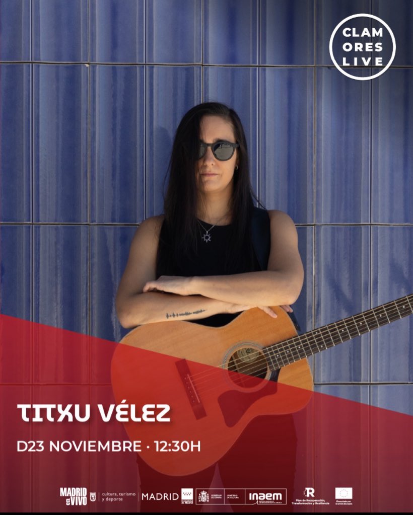 La cantautora riojana Titxu Vélez presenta su 4ºLP “COSITAS QUE PASAN” con un concierto con banda único donde verán la luz las canciones que componen este nuevo trabajo 

📆 Domingo 23 de noviembre 12:30h
➡️ Entradas en el link de la bio