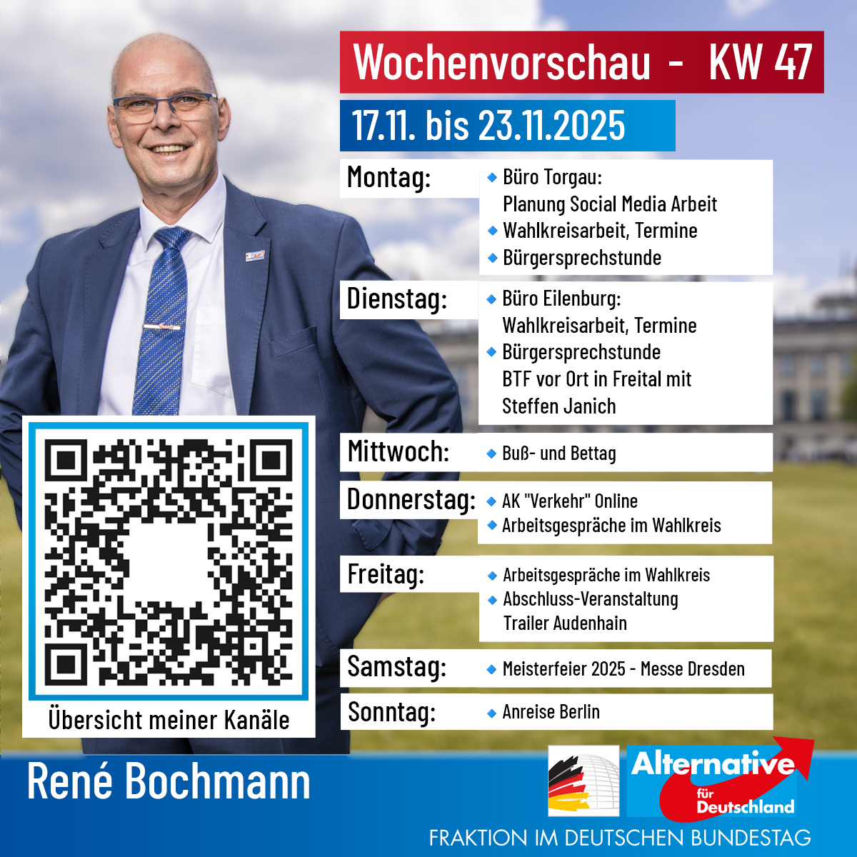 🗓 Wochenvorschau – KW 47